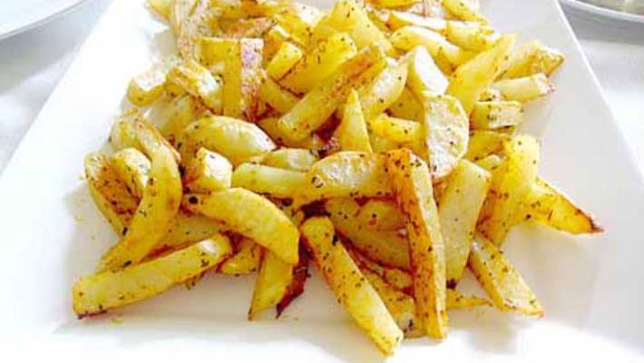Fırında Patates Kızartması