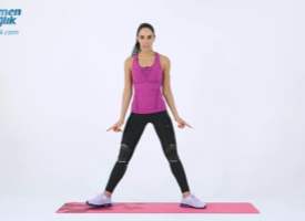 Kadınlar için kalça ve bacakları çalıştıracak egzersiz programı